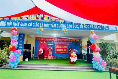 TƯNG BỪNG KHAI GIẢNG NĂM HỌC MỚI 2024 – 2025